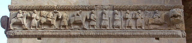 Details van de dome van Fidenza