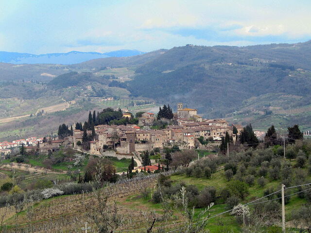 Montefioralle, uitzicht