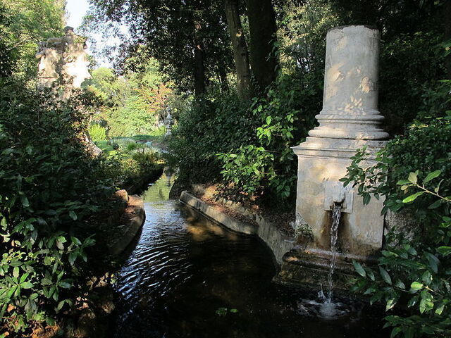 Kanaal in Giardino Bardini