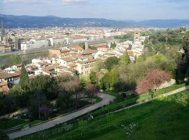 Uitzicht vanaf Giardino Bardini