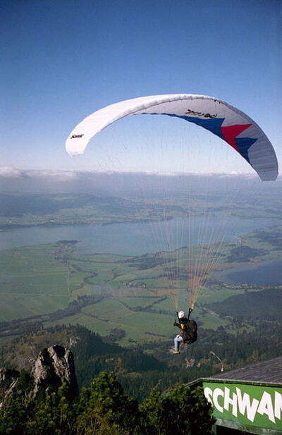 Paragliden in Toscane
