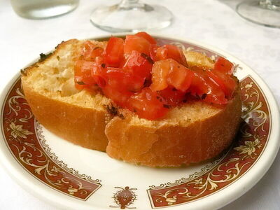 Bruschetta met Tomaat
