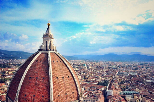 Uitzicht op de Duomo