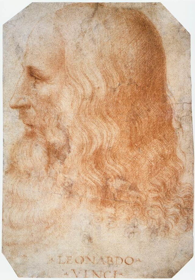 Francesco Melzi, portret van Leonardo