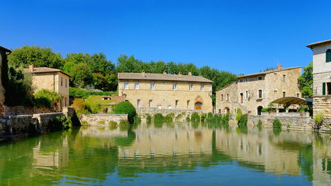 Bagno Vignoni Uitzicht