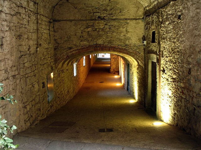 De ondergrondse via delle Volte