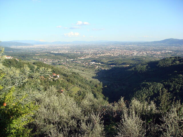 Uitzicht over Pistoia