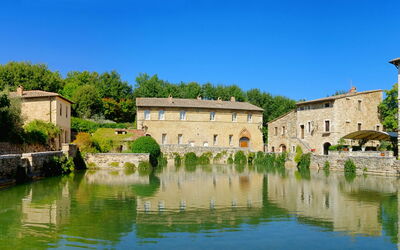 Bagno Vignoni Uitzicht
