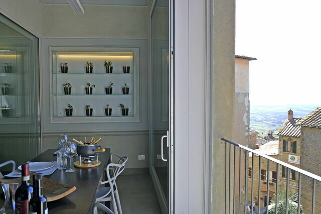 Appartamento La Loggia Cortonese, uitzicht