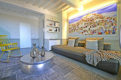 Appartamento La Loggia Cortonese, woonkamer