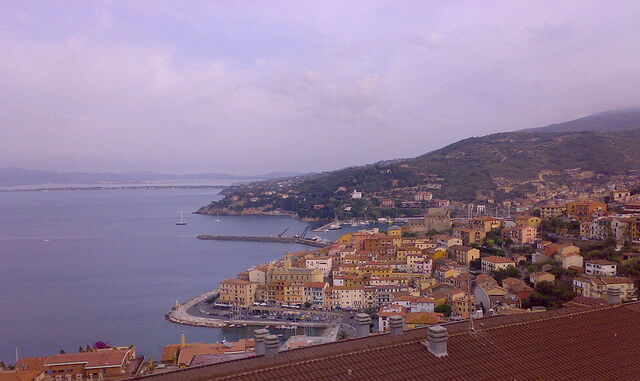 Zicht op Porto Santo Stefano