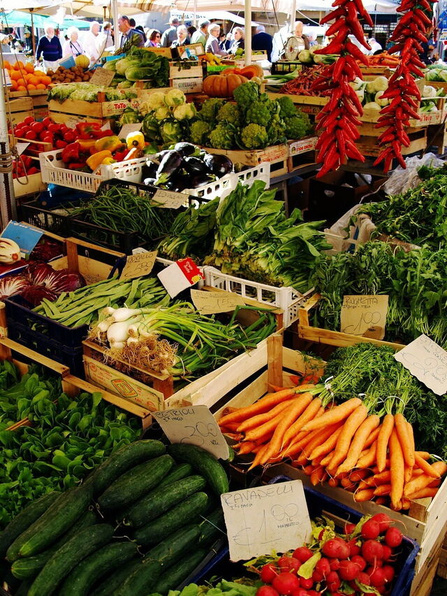 Een markt in Italië