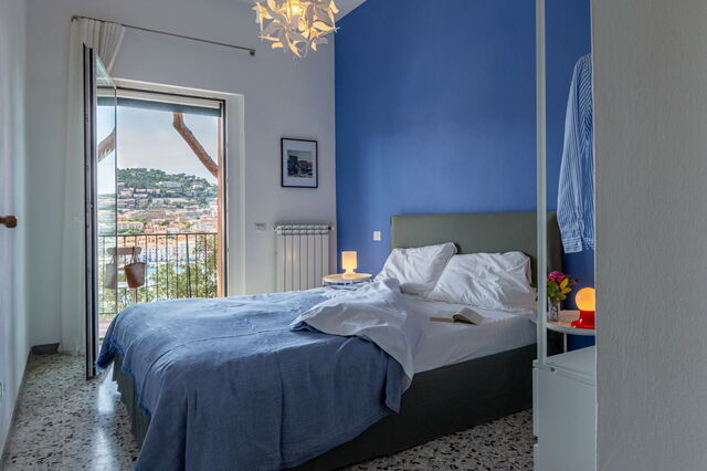 Een slaapkamer in Villa Fior di Roccia