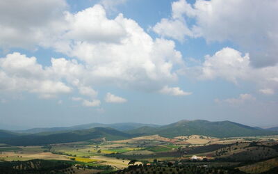 De uitzichten rond Capalbio