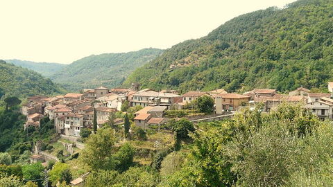 het stadje casola in lunigiana