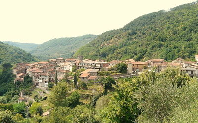 het stadje casola in lunigiana