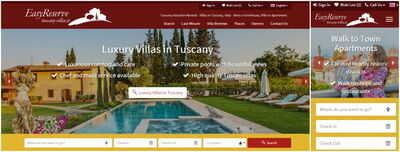 Nieuwe Tuscany Villas Website