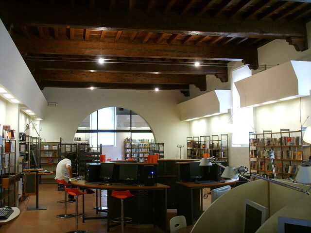 Oblate bibliotheek in Florence