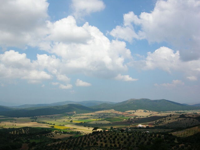 Uitzicht vanaf Capalbio