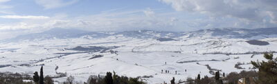 Winter Toscane Landschap