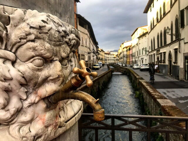 In het centrum van Lucca