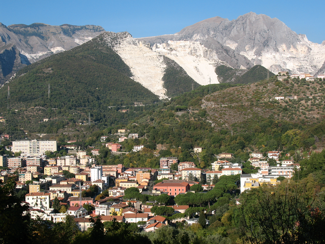 De stad Carrara