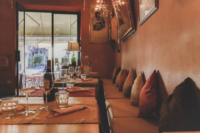 Osteria Tosca, interieur