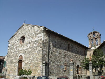 Kerk van de Sinten Giusto en Clemente in Monticiano