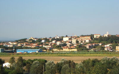 Zicht op Collesalvetti