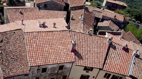 Luchtfoto van Capalbio