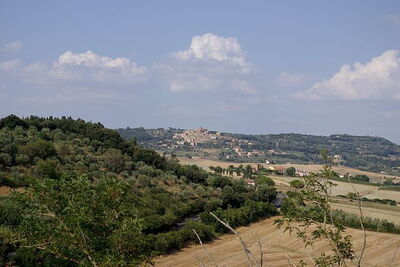 Uitzicht op Casale Marittimo