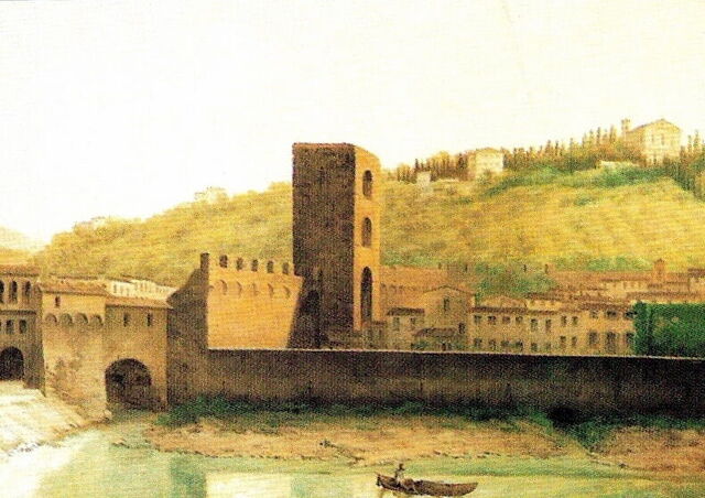 schilderij van de toren