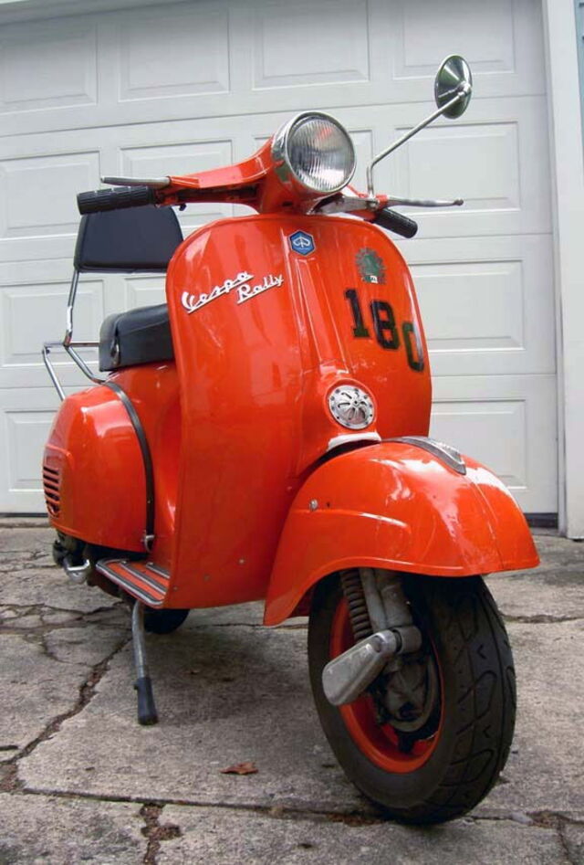 jaren '60 stijl vespa