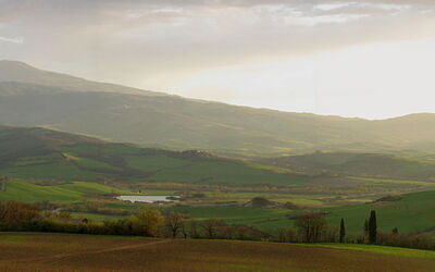 Zicht op Val d'Orcia