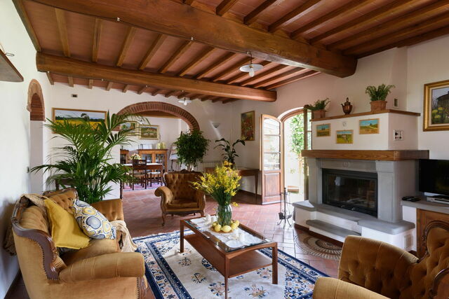 Alessandra Alla Poggetta, woonkamer