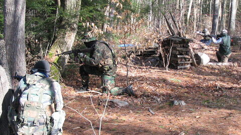 Het spel Airsoft