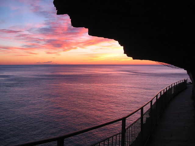 Via dell'Amore Zonsondergang