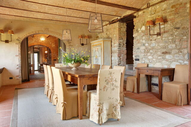 Mattei Villa, eetkamer