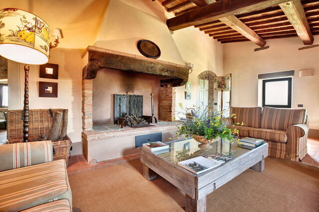Mattei Villa, woonkamer