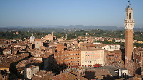 Uitzicht over Siena