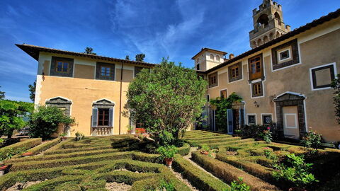 Montegufoni, binnenkant