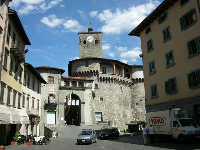 stadscentrum van castelnuovo di garfagnana