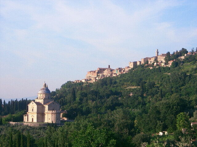 het stadje Montepulciano