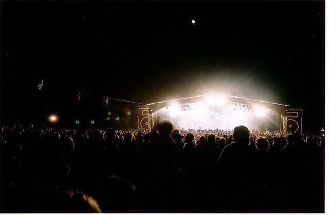 Een levendig muziekoptreden