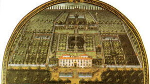 Beeld van de villa di Castello