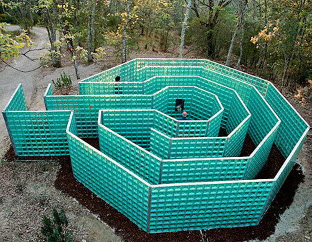 glazen doolhof Chianti