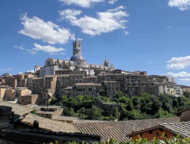 zicht op Siena
