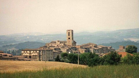 Zicht op Colle Val d'Elsa Alta