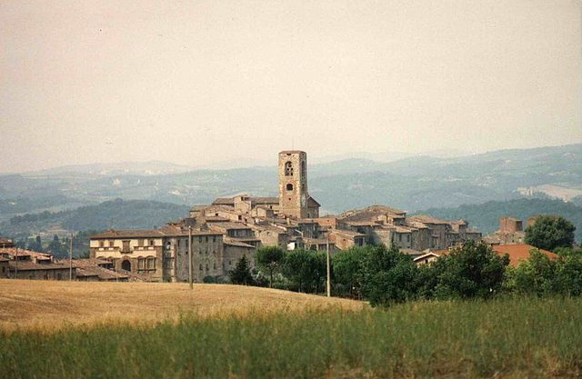 Zicht op Colle Val d'Elsa Alta