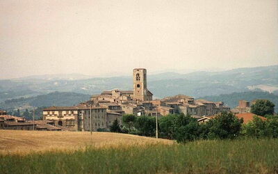 Zicht op Colle Val d'Elsa Alta